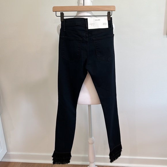 Frame Le High Skinny Triple Fringe High Rise NWT - Picture 3 of 12